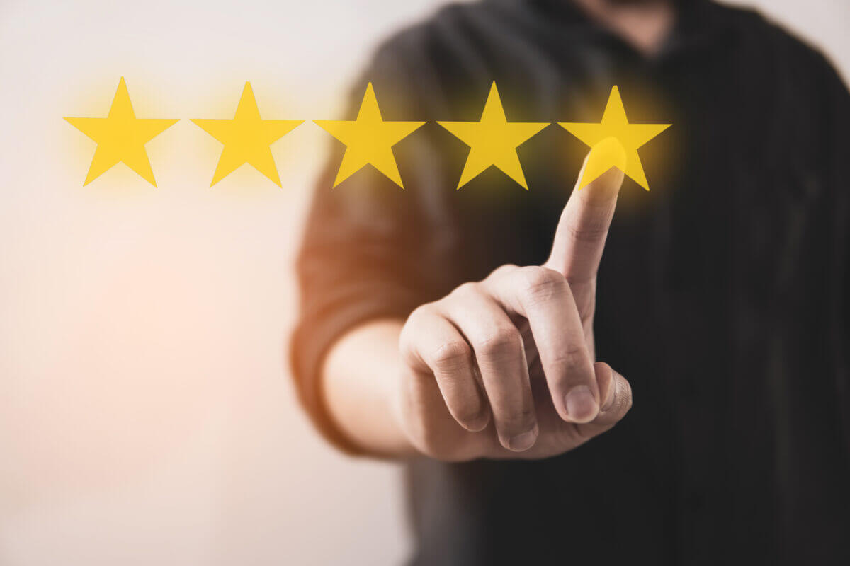 Testimonial stars