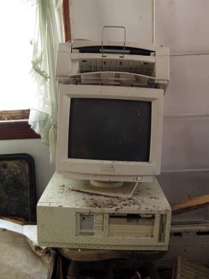 Clunky old IT computer
