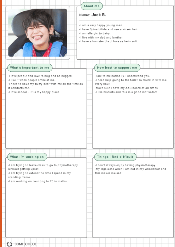 One Page Profile - Jack